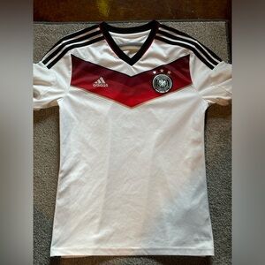 Germany 2014 Boys Soccer Jersey Size 13:14